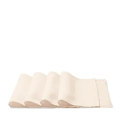 200 LINTEX Sets De Table-Set de table en lin lavé - Blanc de Ceruse