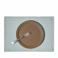 200 LINTEX Sets De Table-Set de table en lin lavé - Gris Vésuve