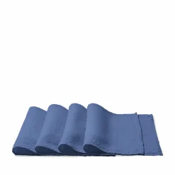 200 LINTEX Sets De Table-Set de table en lin lavé - Bleu Paros