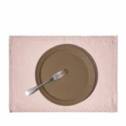 200 LINTEX Sets De Table-Set de table en lin lavé - Beige Rosé