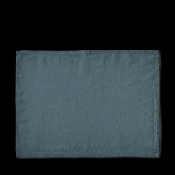 200 LINTEX Sets De Table-Set de table en lin lavé - Bleu Petrole