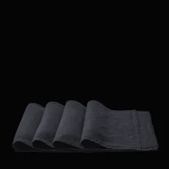 200 LINTEX Sets De Table-Set de table en lin lavé - Bleu Encre