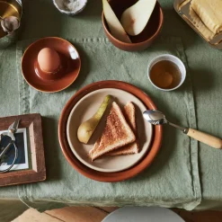 200 LINTEX Maison De Campagne|Sets De Table-Set de table en lin lavé - Vert Komorebi