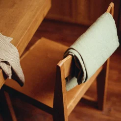 200 LINTEX Maison De Campagne|Sets De Table-Set de table en lin lavé - Vert Komorebi