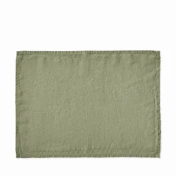 200 LINTEX Maison De Campagne|Sets De Table-Set de table en lin lavé - Vert Komorebi