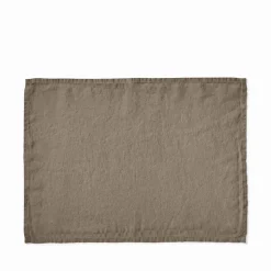 200 LINTEX Maison De Campagne|Sets De Table-Set de table en lin lavé - Brun Cha Iro