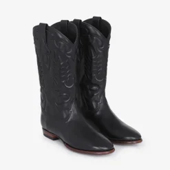Femme SHILOH Bottes-- Bottes en cuir - Noir