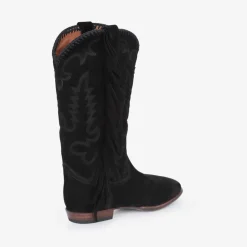 Femme SHILOH Bottes-- Bottes Midnight Franges - Noir