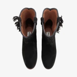 Femme SHILOH Bottes-- Bottes Midnight Franges - Noir