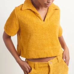 Femme Simone Fan T-shirts-- T-shirt The Cropped Polo -