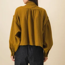 Femme SIX SŒURS Chemises-SIXSOEURS - Blouse Arlette - Marron