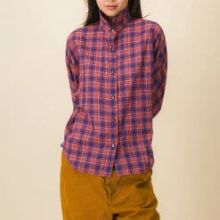 Femme SIX SŒURS Chemises-SIXSOEURS - Chemise Jamie - Violet