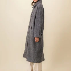 Femme SIX SŒURS L'esprit Merci|Manteaux-SIXSOEURS - Manteau Odile - Gris