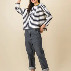 Femme SIX SŒURS T-shirts-SIXSOEURS - Mariniére Melie - Marine