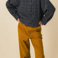 Femme SIX SŒURS Pantalons-SIXSOEURS - Pantalon Jodie - Ocre