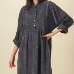 Femme SIX SŒURS Robes-SIXSOEURS - Robe Sue - Gris
