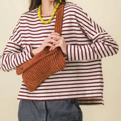 Femme SIX SŒURS Sacs À Main|Sac Banane-SIXSOEURS - Sac Banane XL - Rouge