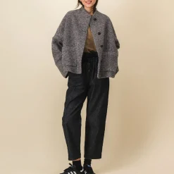 Femme SIX SŒURS Vestes-SIXSOEURS - Veste Andrea - Gris