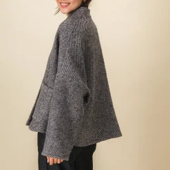 Femme SIX SŒURS Vestes-SIXSOEURS - Veste Andrea - Gris