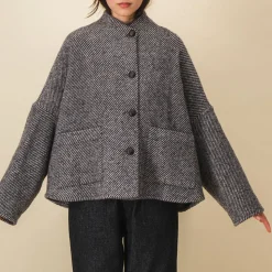 Femme SIX SŒURS Vestes-SIXSOEURS - Veste Andrea - Gris