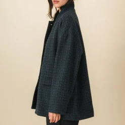 Femme SIX SŒURS Vestes-SIXSOEURS - Veste Billie - Bleu