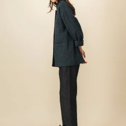 Femme SIX SŒURS Vestes-SIXSOEURS - Veste Billie - Bleu