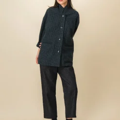 Femme SIX SŒURS Vestes-SIXSOEURS - Veste Billie - Bleu