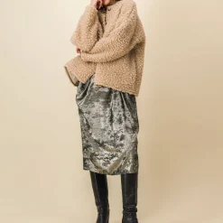 Femme SIX SŒURS Vestes-SIXSOEURS - Veste Willie - Beige