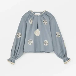 Femme Skall Studio Chemises-- Blouse Loretta - Bleu