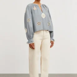 Femme Skall Studio Chemises-- Blouse Loretta - Bleu