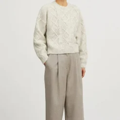 Femme Skall Studio L'esprit Merci|Mailles-- Pull Ellen - Beige