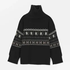 Femme Skall Studio Mailles-- Pull Leonora - Gris Noir