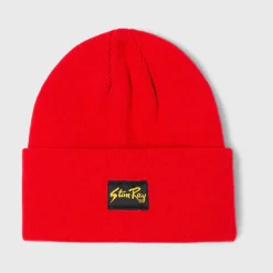 Homme STAN RAY Bonnets-- Bonnet Fold - Rouge