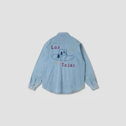 Femme Stan Ray Chemises-- Chemise - Western - Stonewash