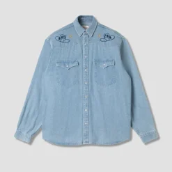 Homme STAN RAY Chemises-- Chemise Western - Bleu