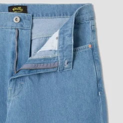 Homme STAN RAY Pantalons-- Jeans Wide - Bleu clair