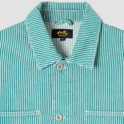 Femme STAN RAY Vestes|Vestes-- Veste Coverall - Vert Rayures