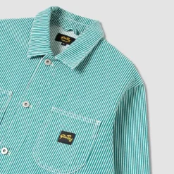 Femme STAN RAY Vestes|Vestes-- Veste Coverall - Vert Rayures