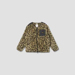 Femme Stan Ray Vestes-- Veste Fleece Cardigan - Leopard Camo