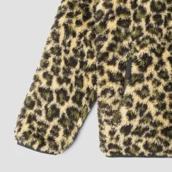 Femme Stan Ray Vestes-- Veste Fleece Cardigan - Leopard Camo