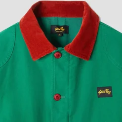 Homme STAN RAY Vestes-- Veste Hunters - Vert/ Rouge