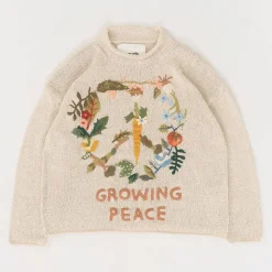 Homme Story MFG Mailles-- Maille Twinsun Rollneck - Ecru