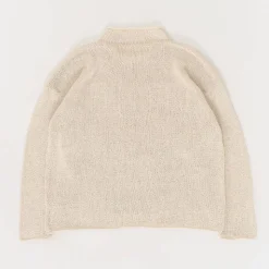 Homme Story MFG Mailles-- Maille Twinsun Rollneck - Ecru