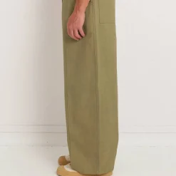 Homme STORY MFG L'esprit Merci|Pantalons-- Pantalon Document - Olive