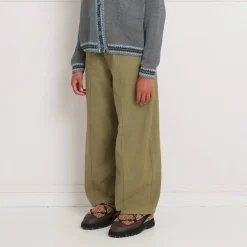 Homme STORY MFG L'esprit Merci|Pantalons-- Pantalon Document - Olive