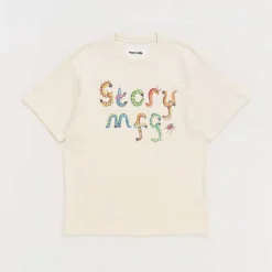 Homme STORY MFG T-shirts-- T-shirt Grateful - Ecru
