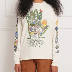 Homme STORY MFG T-shirts-- T-shirt Grateful LS - Ecru