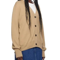 Femme Studio Nicholson Mailles-- Cardigan Rall - Marron Clair