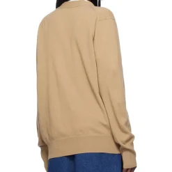 Femme Studio Nicholson Mailles-- Cardigan Rall - Marron Clair