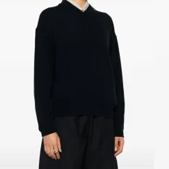 Femme Studio Nicholson Mailles-- Pull Fiore - Marine